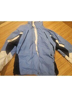 Columbia Fire Ridge Jacket Coat Interchange Blue Womens Size Large Vertex